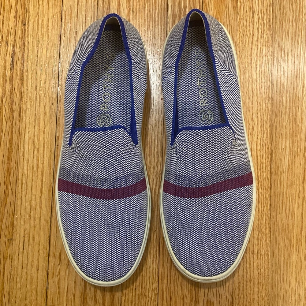 Rothys Blue Stripe size 8.5